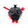 YUFENGBY Fidget Toys Cube 12-Sided Decompression Cube Relieve Stress Anti Anxious Depression with Autism for Children and Adults (Black Red-A4) view 1
