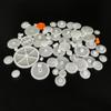 64PCS Module 0.5 Plastic Gears Single Gear Reduction Gear Small Motor Gears for DC Motor RC Car Truck Robot Helicopter DIY Model Toy Gear Replacement Part view 2