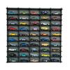 1/64 Model Car Display Case, Toy Car Storage Organizer, Cars Storage Showcase, Wall Display Case, 1/64 Display Case with Shelves, Wall Mounted Display Case,Toy Car Organizer, (Gray) view 1