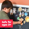 Spark & Wow Wooden Magnets - Space - Set of 20 - Magnets for Kids Ages 2+ - Cute Outer Space Magnets for Fridges, Whiteboards and More view 2