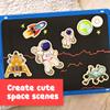 Spark & Wow Wooden Magnets - Space - Set of 20 - Magnets for Kids Ages 2+ - Cute Outer Space Magnets for Fridges, Whiteboards and More view 4