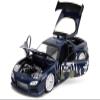 1993 RX-7 Dark Blue with Graphics and Kakashi Hatake Diecast Figure (2009-2017) TV Series Anime Hollywood Rides Series 1/24 Diecast Model Car by 35349 view 3