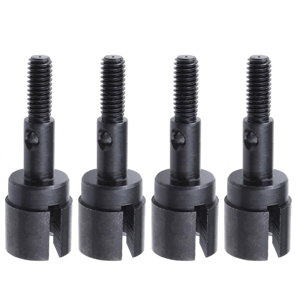 4x Universal Metal 02033 Wheel Axle Fit for HSP 1/10 94111 94123 94107 94108 RC Car