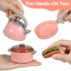 UPKOCH Simulated Kitchen Utensils Toys Set for Kids 86-Piece Pretend Play Cooking Set with Cutting Vegetables Play Kitchen Food Accessories Kids Utensils for Toddlers Roleplay view 3