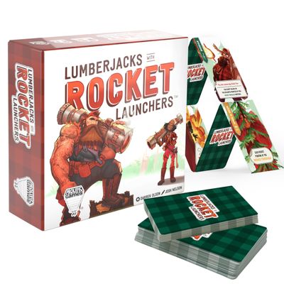 Prolific Games Lumberjacks with Rocket Launchers Explosive Card Game for Family Game Night Fast-Paced Fun for Adults & Teens Perfect for Family Games and Group Play (3 to 8 Players)
