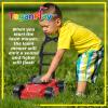 TeganPlay Kids Toy Lawn Mower Toddler Landscaping Gardening Tools and equipment Includes Mask Safety Goggles and Earmuffs view 3