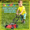 TeganPlay Kids Toy Lawn Mower Toddler Landscaping Gardening Tools and equipment Includes Mask Safety Goggles and Earmuffs view 4