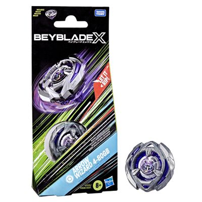 Beyblade X Arrow Wizard 4-80GB Booster Pack Set with Stamina Type Top; Authentic Takara Tomy Battle Tops Games/Toys for Boys and Girls 8+