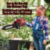Kids Leaf Blower, Toy Chainsaw, and Lawn Mower Set | Realistic Toddler Landscaping Power Tools with Sound and Action | Includes Safety Goggles Mask and Earmuffs view 3