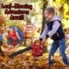 Kids Leaf Blower, Toy Chainsaw, and Lawn Mower Set | Realistic Toddler Landscaping Power Tools with Sound and Action | Includes Safety Goggles Mask and Earmuffs view 4