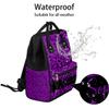Baby Diaper Bags Backpack for Boy Nursing Baby Bag Backpack for Mom Gifts Stroller Bag with Name Mommy Bags Purple view 2