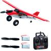 FLYCOLOR QIDI-560 M7 Off-Road Aircraft 3D RC Plane One-Key Hanging Stunt Fixed Wing with Wind Resistant Flight Control for Beginner and Experienced Ready to Fly RTF(Red) view 1