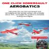 FLYCOLOR QIDI-560 M7 Off-Road Aircraft 3D RC Plane One-Key Hanging Stunt Fixed Wing with Wind Resistant Flight Control for Beginner and Experienced Ready to Fly RTF(Red) view 2