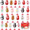 MGparty 24 Pack Christmas Jumping Popper Spring Toys Christmas Party Favors for Kids Birthday Party Carnival Prizes Pinata Filler Classroom Rewards Treat Bags Gifts Poppers Toys Pop Up Critters view 2