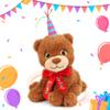 Cuteoy Musical Birthday Bear Repeat What You Say Interactive Animated Stuffed Animal Shaking Singing Dancing Turning Circle Plush Toy Electric Plushies Gifts for Kids Girls Boys Birthday view 1