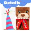 Cuteoy Musical Birthday Bear Repeat What You Say Interactive Animated Stuffed Animal Shaking Singing Dancing Turning Circle Plush Toy Electric Plushies Gifts for Kids Girls Boys Birthday view 4