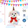 Cuteoy Musical Birthday Dog Repeat What You Say Interactive Animated Stuffed Animal Shaking Singing Dancing Turning Circle Puppy Plush Toy Electric Plushies Gifts for Kids Girls Boys Birthday view 3