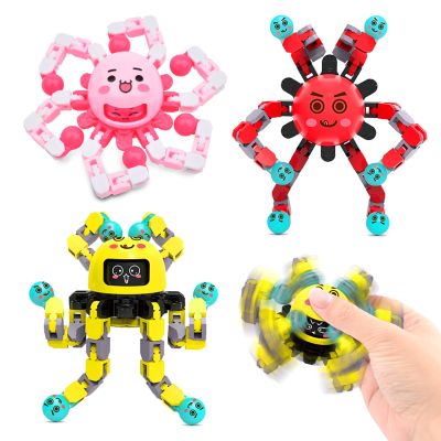 ASIOWELY Transformable Fidget Spinner Toys for Kids and Adults,3 PCS Sensory Toy for Boys Girl ADHD Stress Relief,Valentines Day Gifts for Teens Fingertip Gyros Birthdays Easter Basket Stuffers Travel