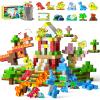 suihuooo 110PCS Dinosaur Toys Magnetic Cubes for Kids, Magnetic Building Blocks for Kids Ages 4-8 8-12, Magnet Blocks Classroom Must Haves Sensory Construction Toys for Boys Girls Gifts view 1