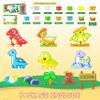 suihuooo 110PCS Dinosaur Toys Magnetic Cubes for Kids, Magnetic Building Blocks for Kids Ages 4-8 8-12, Magnet Blocks Classroom Must Haves Sensory Construction Toys for Boys Girls Gifts view 3