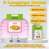 510 Words Spanish Flash Cards for Kids, Autism Toys for Toddlers, Speech Therapy Toys, Educational Learning Flash Cards for Boys and Girls Pink(Spanish/English/Bilingual) view 3