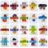 75Pcs Miniature Supermarket Food Lunch Box Dollhouse Kitchen Set Mini Takeaway Snacks Resin Fruit Crisper Accessories Bread Pretend Play Toys Grocery Store Kids Shopping Model Tableware Vegetables view 1