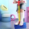 KDAMGOQE Foam Jumper for Kids Foam Jumper Soft Bungee Stick Toy Rubber Birthday Gift with Light Sound for Kids Blue view 4