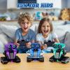 MindPal Robot Toys for Boys Girls with Auto-Demonstration Robots for Kids Remote Control Rechargeable Emo Robot with LED Eyes Age 3 Years and Up Purple view 2