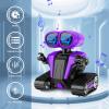MindPal Robot Toys for Boys Girls with Auto-Demonstration Robots for Kids Remote Control Rechargeable Emo Robot with LED Eyes Age 3 Years and Up Purple view 3