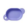 Beemymagic Oval Shaped Platinum Silicone Food Bowl for Toddlers, 17 oz, Made in Korea, Light Purple, BPA Free, Microwave & Dishwasher Safe view 1