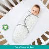 Biloban Quilted Baby Swaddles 0-3 Months 2 Pack, Warm Quilted Baby Swaddle, Newborn Swaddle, Adjustable Swaddle Blanket, Lovely Print view 4