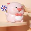 Jaugufiy Cute Cartoon Pig Piggy BankPiggy Bank for Kids, Unbreakable Coin Bank Saving Money Bank, Creative Coin Box Money Birthday Gift for Boys Girls (Grey) view 3