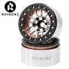 RhinoRC MOZA 1.9 Inch Negative Offset Aluminum Wheel Rim 4PCS Beadlock RC Tires for 1/10 RC Crawler Axial SCX10 RR10 Wraith TRX4 TRX-6 (WH1907) view 2