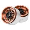RhinoRC MOZA 1.9 Inch Negative Offset Aluminum Wheel Rim 4PCS Beadlock RC Tires for 1/10 RC Crawler Axial SCX10 RR10 Wraith TRX4 TRX-6 (WH1907) view 3