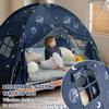 Bed Tent Twin, Space Play Canopy for Kids Toddler Boys, Bunk Canopy Tent for Toddler Bed, Galaxy Dome Playhouse Floor Portable Sleeping Tents Indoor for Girls Birthday Toy House Gift view 4