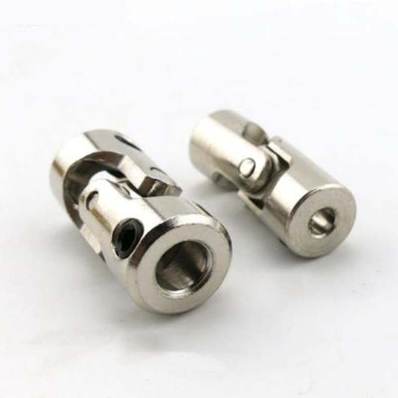 2 Pack 2-10mm Universal Joint Shaft,RC Drive Shaft Coupler Coupling Steering Connector for RC Car Crawler Boat/Car/Robot(5 * 3.17)