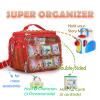 Carrying Case Compatible with Little Tikes Story Dream Machine Books Starter Set,Portable Storage Bag with Handle and Shoulder Strap for Storytime,Little Golden Book,Little Puppy Character (Red) view 2
