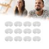 12Pcs Buttons Cover, Joystick Replacement Cap Thumb Grip for Grip Buttons Stick Cover 3D Analog Caps Repair Accessories (White) view 3