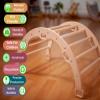 Montessori Climbing Arch | Wooden Rocker Arch for Kids | Mid Size Climbing Arch for Toddler | Wooden Climbing Arch and Rocker | Indoor Playground for Climbing (ARCH) view 2