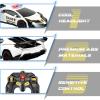 Getatoy Remote Control Car Transformer Toys for Boy 4-6 Years Old: One-Button Transforming Police Car with LED Light & 360 Rotation Drifting 2.4 Ghz Robot RC Car Christmas Birthday Gift Idea for Kids view 4