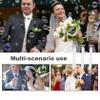Peosaard Soap Bubbles Wedding Set 20PCS Clear Pre Filled Heart Tube Wedding Bubbles with Heart Handle Not Easy Break Soap Bubbles Toy for Wedding Valentine's Day Birthday Party Gift, Soap Bubbles Toy view 3