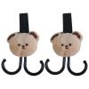 1 Pair Baby Strollers Hook Lovely Cartoon Cart Organiser Storage Hanger Rack Infant Pram Hanging Essential view 1
