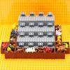 AUSEM 188 pcs City-Food-Supermarket-Kitchen-Restaurant Building Blocks Set, Hotdog-Stall-Ice-Cream-Cupcakes,Turkey-Banana-Carrot,Bread-Handcart-Fish-Crab view 4