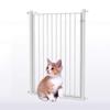 GOCHUSX Walk Thru Pets Gate, Easy Open Metal Dog Gate, Includes Extension Kit Safety Door with 4 Pack Pressure Mount Kit(55-59cm) view 1