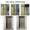 GOCHUSX Walk Thru Pets Gate, Easy Open Metal Dog Gate, Includes Extension Kit Safety Door with 4 Pack Pressure Mount Kit(55-59cm) view 4