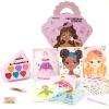 Mideer 4 in 1 Art Craft Kits for Kids, Princess Dress Up Game Set with Diamond Painting & Scratch Paper Art, Paper Fantasy Makeup Activity Art Craft Kits for Girls Age 3 4 5 6 7 8 view 1