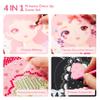 Mideer 4 in 1 Art Craft Kits for Kids, Princess Dress Up Game Set with Diamond Painting & Scratch Paper Art, Paper Fantasy Makeup Activity Art Craft Kits for Girls Age 3 4 5 6 7 8 view 2