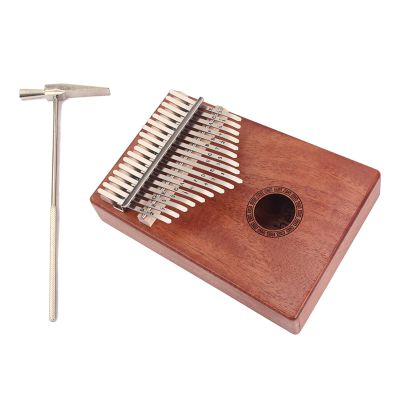 17 Keys Thumb Piano With Tuning Mallet Musical Instruments Finger Piano Gifts For Kids Adult And Beginner