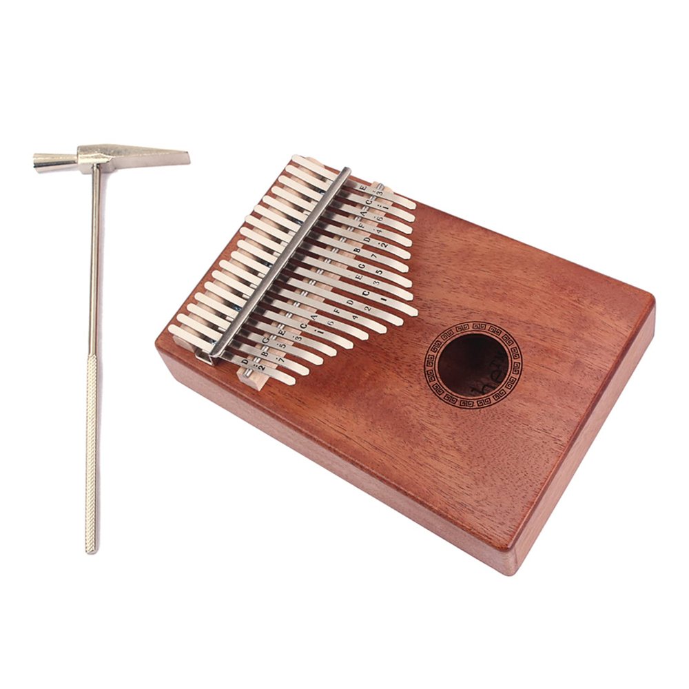 17 Keys Thumb Piano With Tuning Mallet Musical Instruments Finger Piano Gifts For Kids Adult And Beginner