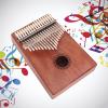 17 Keys Thumb Piano With Tuning Mallet Musical Instruments Finger Piano Gifts For Kids Adult And Beginner view 2